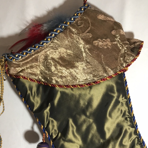 Vintage Victorian Boot Christmas Stocking - Picture 7 of 8